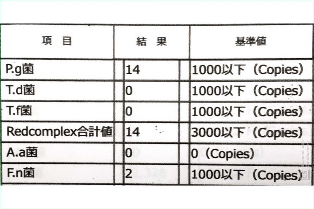 歯周病原菌のDNA検査